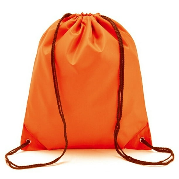 Unisex Sports Waterproof Drawstring Bags String Bag Solid Color Backpack  Pull Rope Female Men Gym Bag Casual Sport Shoe Bags
