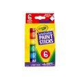 thumbnail image 4 of CRAYOLA CRAYOLA WASHABLE PAINT STICKS 6 CLR 546207, 4 of 7