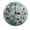 FFclock024, variant on ZXCXRQFa Grape Wine Bar Clock Wall Decor Battery Operated Floral Clocks Spring Wall Clocks Round Desk Clock 10 in Non Ticking Analog Bathroom Clocks