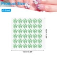 thumbnail image 2 of Uxcell Flower Self-Adhesive Rhinestone Stickers, Face Gems Jewel Stickers, Green 5 Sheet/180 Pcs, 2 of 7
