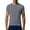 Dark Gray, variant on New Summer Shirts for Mens 2025 Oversize Fashion Solid Color Short Sleeved Outdoor Running Sports Breathable Short Sleeve
