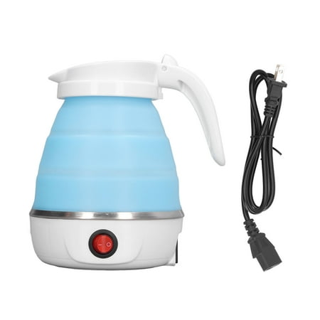 

2024 Folding Electric Kettle 0.6L 400W US Plug 110V Collapsible Hot Water Kettle for Hot Milk Coffee Tea Boiling Water Blue p