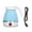 Blue, variant on NFTIGB Folding Electric Kettle, 0.6L / 20.3 oz Collapsible Hot Water Kettle, 400W Travel Mini Electric Tea Pot with Stainless Steel Base & Automatic Shut-Off, Fast Boiling Water for Coffee, White
