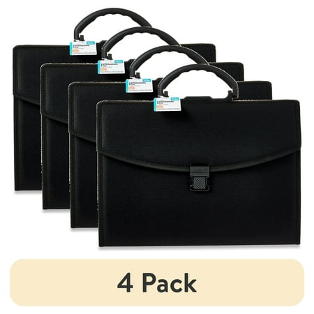 (4 pack) Pen+Gear 26 Legal Freestanding Paper Organizers Black, 1 Pack