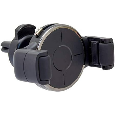 Bracketron - OneClick Clamp Vent Mount for Most Smartphones - Black
