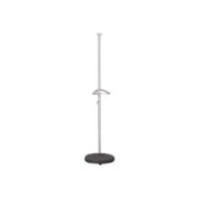 Quartet Deluxe Display Easel, 49" to 76" High, Steel, Silver