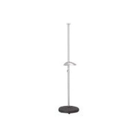 Quartet Deluxe Display Easel, 49" to 76" High, Steel, Silver