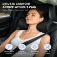 thumbnail image 4 of Ergonomic Car Neck Pillow, Memory Foam Car Headrest Support Cushion with Adjustable Strap, 4 of 4