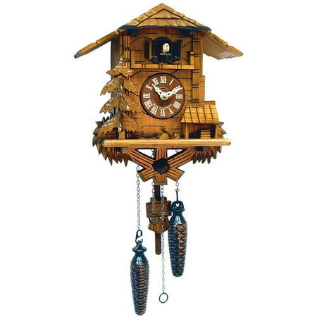 Chalet and Pine Tree Cuckoo Clock