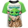 thumbnail image 4 of Star Wars The Mandalorian The Child T-Shirt and French TerryShorts Outfit Set Toddler to Big Kid, 4 of 5