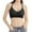 Black, variant on Deep V Petal Bras for Women No Underwire Soft Wireless Bras Comfort Seamless Bralettes with Extender