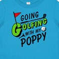 thumbnail image 4 of Inktastic Going Golfing with my Poppy- kids golf Boys or Girls Baby T-Shirt, 4 of 5