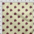 thumbnail image 3 of oneOone Tissu Polyester Lycra Imprimé Feuilles 1 Yard 56 Pouces de Large, 3 of 4