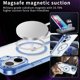 thumbnail image 4 of For iPhone 16 Case Compatible with MagSafe TPU+PC Transparent Phone Cover - Green, 4 of 5