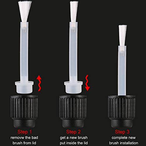 Uspeedy 100pcs Dip Powder Replacement Liquid Brush Nail Polish