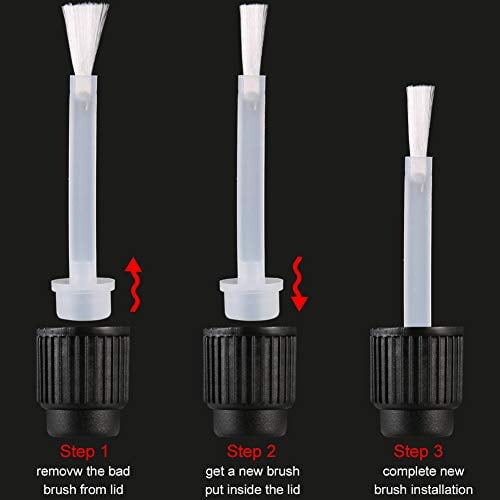 Uspeedy 100pcs Dip Powder Replacement Liquid Brush Nail Polish