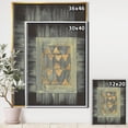 thumbnail image 2 of Gold Geometric Tapestry - Modern & Transitional Framed Canvas, 2 of 3