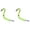 Green, variant on 1-3PC Dog Seat Belt for Car Adjustable with Elastic Bungee Buffer Heavy Duty Reflective Safety Tether Leash Retractable Pet Travel Anti Shock 30Inch