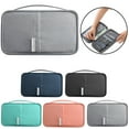 thumbnail image 2 of Travel Passport Holder Splash-proof Document Organizer Bag Passport Wallet, 2 of 10