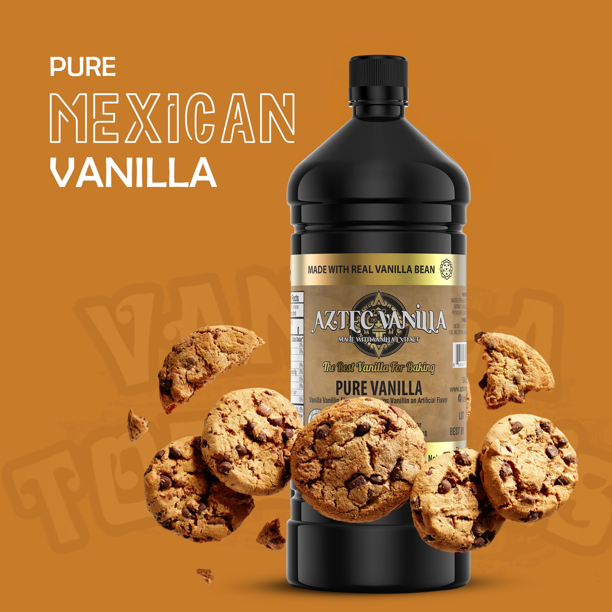 Aztec Vanilla Mexican Vanilla Extract ( 33.2 Fl. Oz. | 1 L )
