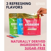 Essential Elements Hydration Packets - Variety Pack - Electrolytes Powder No Sugar - Electrolyte Drink Mix - Superior Hydration with ACV & Vitamin C - 24 Stick Packs