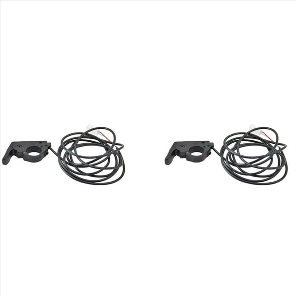 2X Bicicleta Eléctrica EBike Izquierda Derecha Universal Pulgar Acelerador Velocidad Controlador 24-72V 180cm Accesorios de Bicicleta Eléctrica