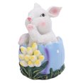 thumbnail image 2 of Easter Bunny Statue, Easter Egg Rabbits Decor Garden Statues Rabbits for Garden Yard Home Easter Decorations, 2 of 7