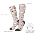 thumbnail image 5 of Picia Women Crew Soft Moisture-wicking Socks Cute Hand Drawn Bear Pattern Design Cotton Socks, One Size fit All, 5 of 9