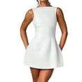 thumbnail image 1 of Vestido BNGD Mujer Ajustado Corto Blanco con Espalda Descubierta Talle S, 1 of 6