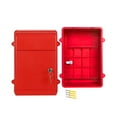 thumbnail image 4 of Buzón de correo Macarena Caja de periódicos de diseño elegante Rojo, 4 of 8