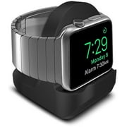 Pokanic Designed Compatible with Apple Watch Series SE / 6 / 5 / 4 / 3 / 2 / 1 / 44mm / 42mm / 40mm / 38mm Stand with Night Stand Mode, Stand Holder Mount (Black)