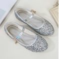 thumbnail image 3 of OSOLU Children Girls Sandals Flat Bottom Sparkly Rhinestone Performances Comfortable Lightweight Footwear Classic Versatile Shoes, 3 of 9
