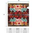thumbnail image 5 of Christmas Gingerbread Man Mailbox Covers Magnetic Standard Size Mailbox Wraps Letter Post Mailbox Cover 21" X 18" for Holiday Garden Yard Decor, 5 of 6