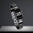 thumbnail image 2 of Sleek Luxury Men's Watch Alloy Digital Led Sports Bracelet Wrist Watch Gift, 2 of 3