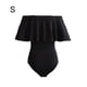 thumbnail image 4 of Sonducket Traje de baño de verano para mujer, mono de surf para niñas, traje de baño de poliéster con cuello barco sin mangas, ropa para Vestidos S, 4 of 6