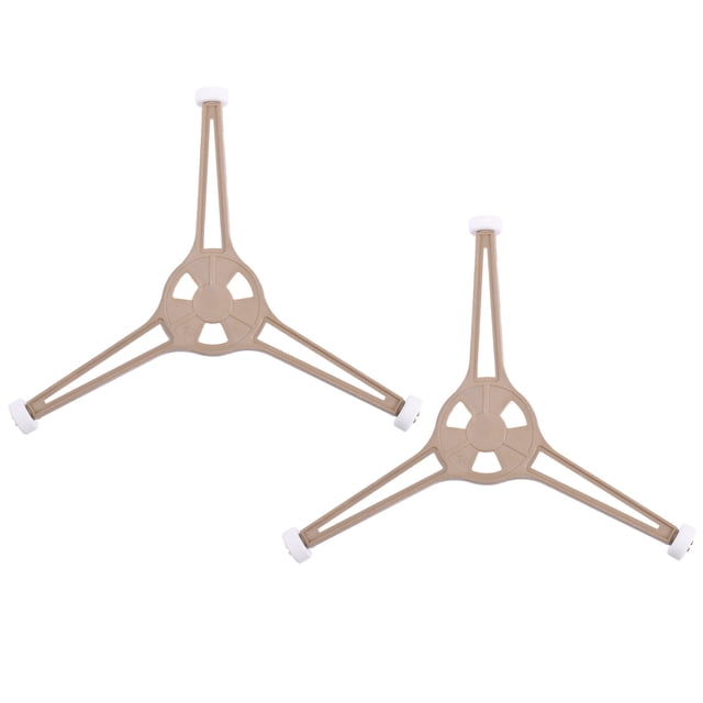MIANGASTORE 2 Pcs Support de Plateau Tournant pour Micro-Ondes Rouleau Anneau Rotatif Trépied Bras Plaque en Verre Plateau Rouleau