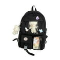 thumbnail image 1 of Mochila para niñas Yuyangstore de regreso a la escuela para mujeres y niños de 8 a 10 años negro, 1 of 8