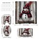 thumbnail image 3 of Accesorios de baño Cortina de ducha navideña Cortina de Papá Noel Fondo Tela colgante Juego de baño Juego de baño de poliéster, 3 of 6
