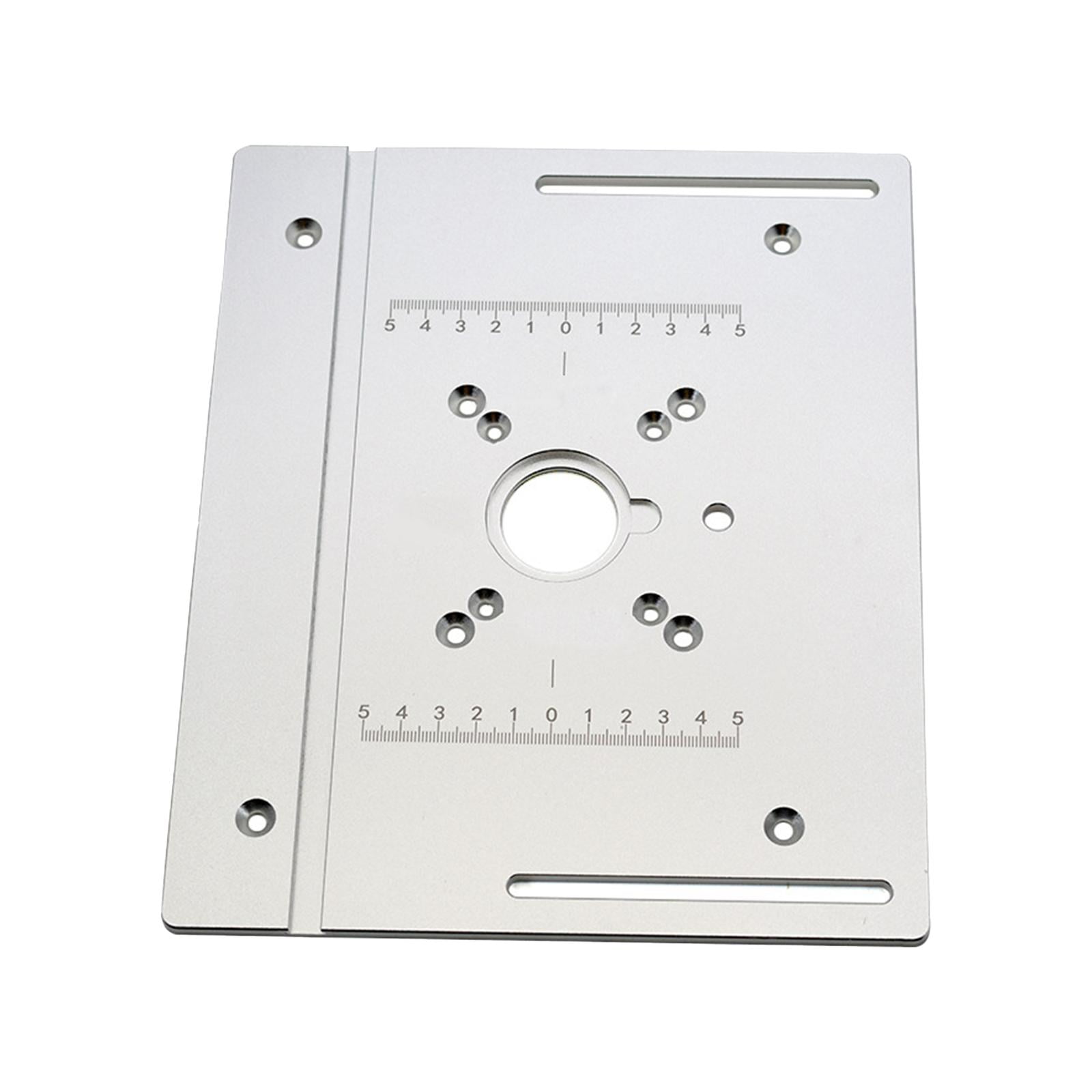 Router Table Insert Plate Table Top Insert Mounting Plate Benches Multifunction Wood Milling Flip Board for Milling Trimming Machine B Plate