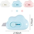 thumbnail image 2 of Letter Opener Box Cutter Retractable, 6Pcs Cloud Box Cutter and 3Pcs Cat Paw Box Cutter, Portable Mini Utility Knives Paper Envelope Slitter with for School Craft Class Office Supplies, 2 of 5