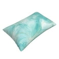 thumbnail image 3 of EasygdpBlue Marble Polyester Fiber Double-Sided Pillowcase,Super Soft,Comfortable And Luxurious Pillowcase,Not Easy To Break Or Deform- 20"X30", 3 of 9