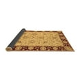 thumbnail image 2 of Ahgly Company Indoor Square Abstract Brown Modern Area Rugs, 5' Square, 2 of 4