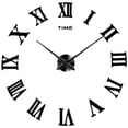 thumbnail image 4 of Reloj de pared con espejo 3D, adhesivo acrílico, gran pantalla para sala de estar 9 9, 4 of 9