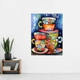 thumbnail image 2 of Kitchen Folk Art Mugs and Cups Extra Large XL Wall Art Poster Print, 2 of 3