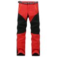thumbnail image 1 of Pantalones de pareja a juego de colores, pantalones de polar para hombre, impermeables, para otoño e invierno, para exteriores, cálidos, gruesos, de carcasa suave, para montañismo, para mujer, talla, 1 of 5