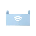 thumbnail image 1 of Kearding Caja de almacenamiento organizador de enrutador WiFi estante de pared estante montado en el dormitorio sala de estar creativamente Almacenamiento y organización del hogar Azul, 1 of 6