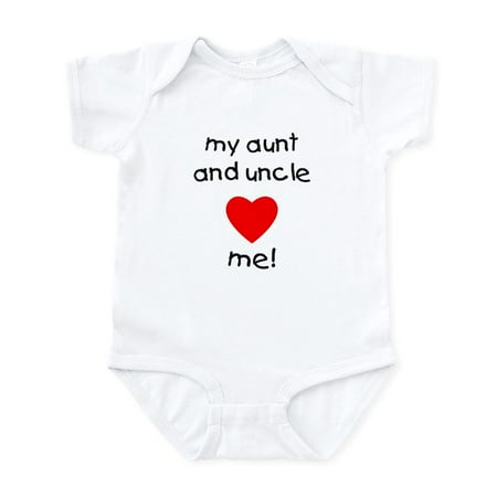 

CafePress - My Aunt & Uncle Love Me Infant Bodysuit - Baby Light Bodysuit