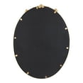 Kate and Laurel Arendahl Glam Oval Antique Gold Wall Mirror, 18x24