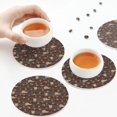 thumbnail image 4 of Leather Coasters with Heat-resistant for Drinks, Dachshund Dog Puppy Mushroom -标题2 Round Shape, 4 of 5