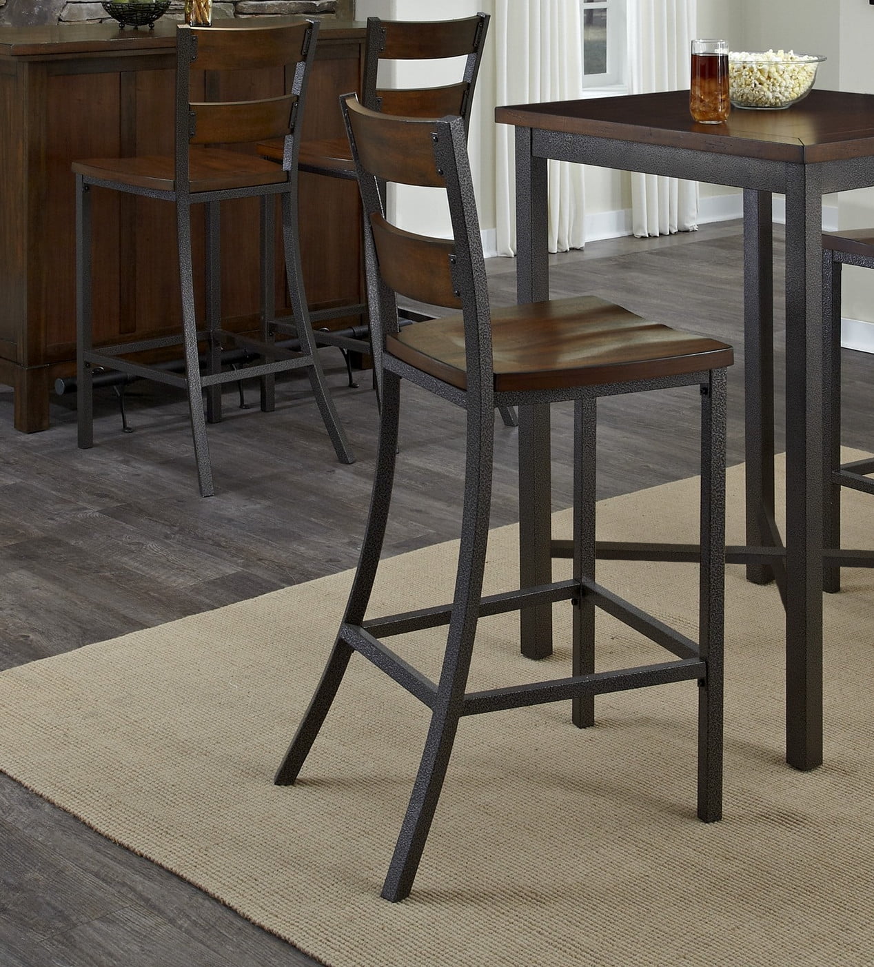 Homestyles Cabin Creek Brown Bar Stool